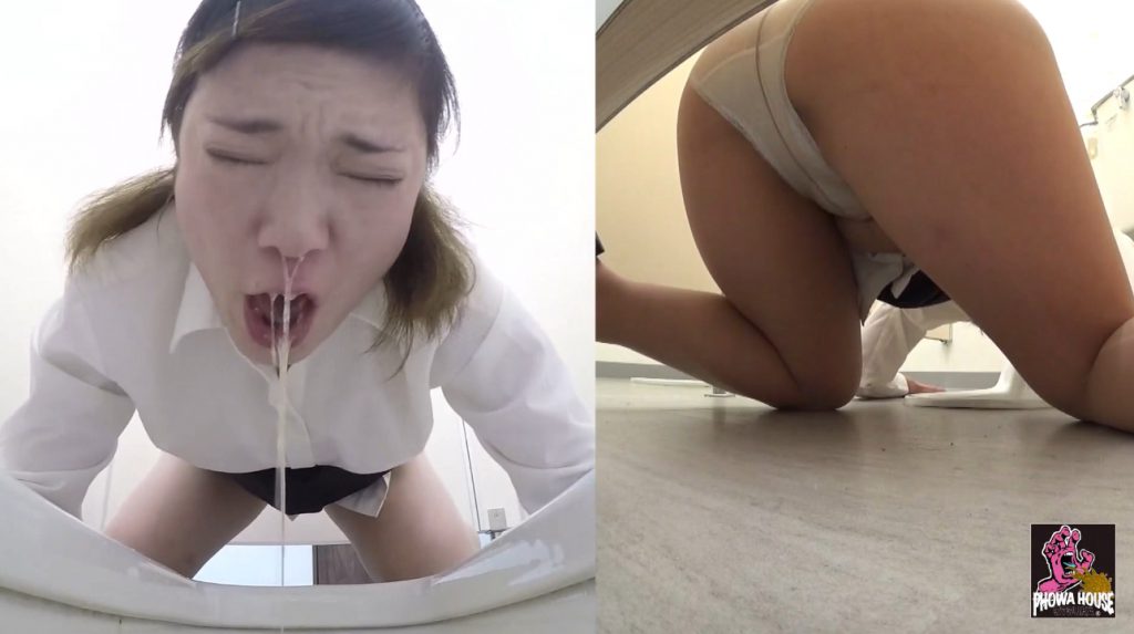 Puking office girls after food poisoning (FULL HIGH DEFINITION VIDEO) 3